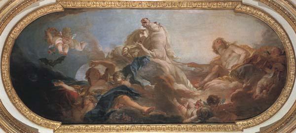 Francois Boucher Apollo in his Chariot oil painting image